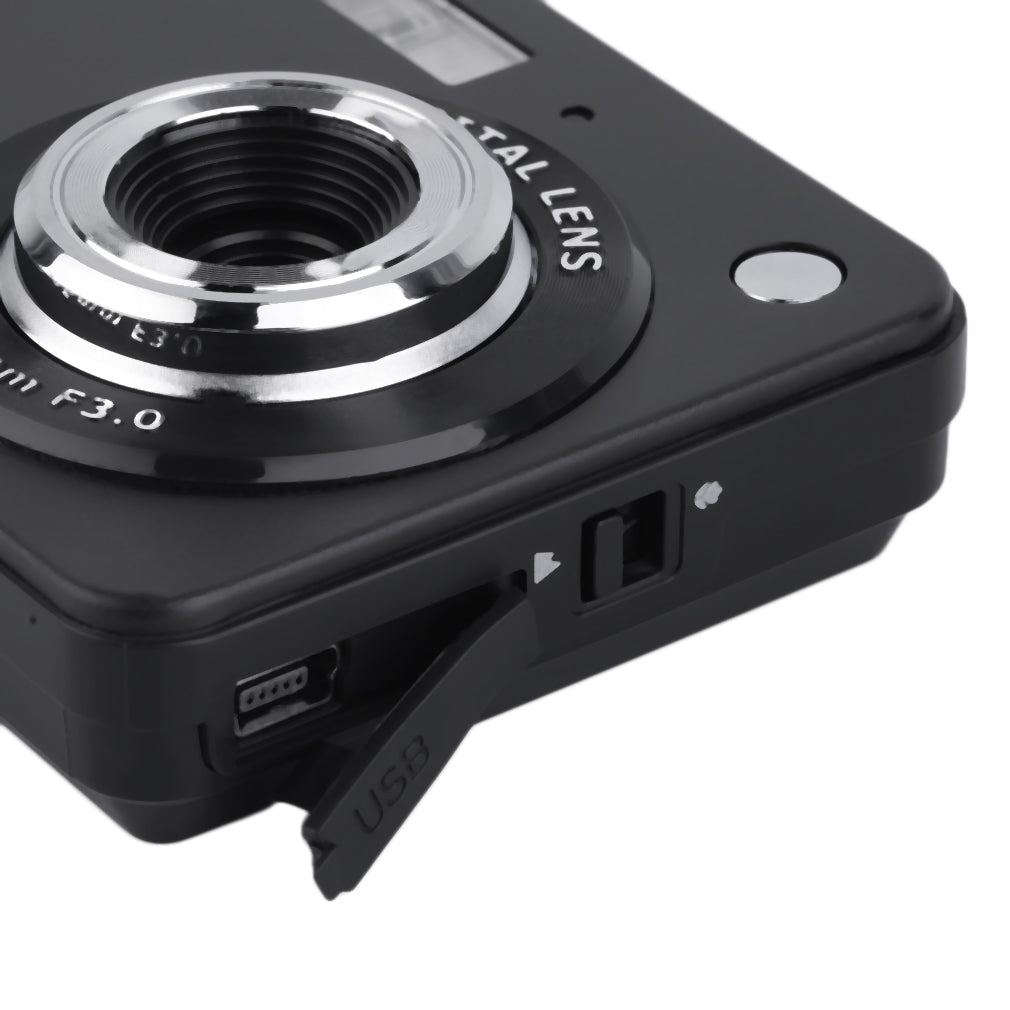 Black / US Plug - K09 2.7&quot; LCD Screen HD 720P 18MP Digital Camcorder Camera 8X Zoom Camera