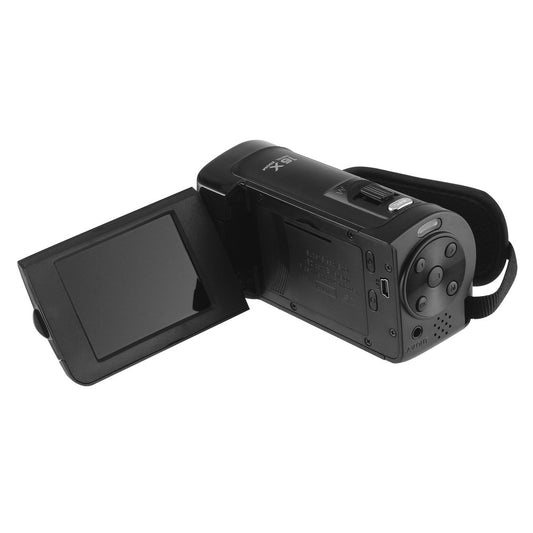 HDC8 1080P HD 16MP Digital Video Camcorder Camera DV DVR 2.7inch TFT LCD 16X Zoom - Black