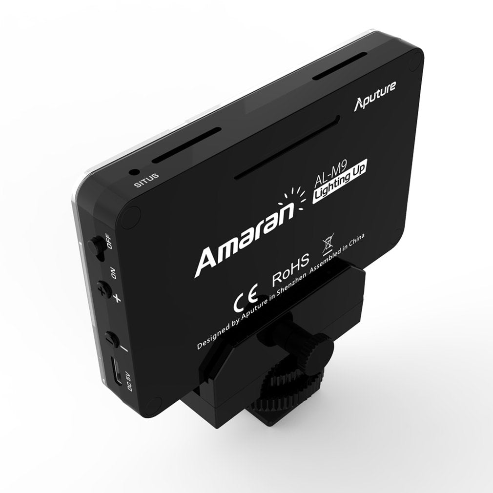 Portable Aputure AL-M9 LED Video Light TLCI/CRI Camera Photographic Light