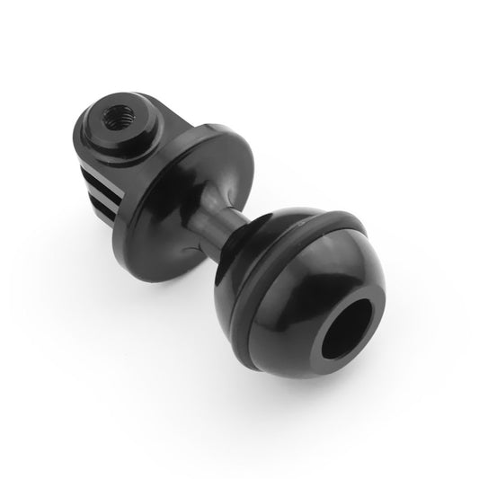 Aluminum Alloy Ball Head Camera Tripod Holder Bracket Ball Adapter for GoPro - Black