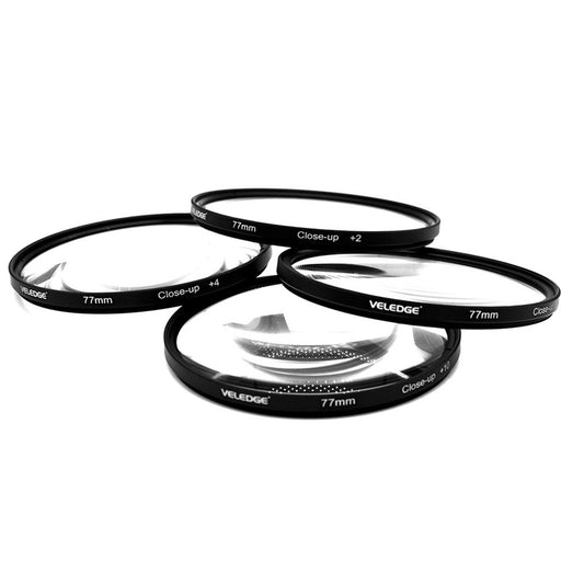 77mm Professional Close-Up Macro Filter Set Photography Lens Kit +1 +2 +4 +10