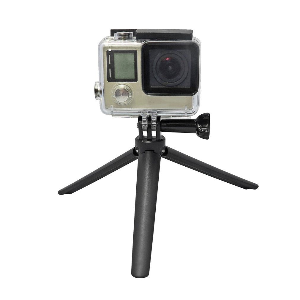 Foldable Hand Grip Arm 3 Way Selfie Stick Tripod Mount Monopod for GoPro Hero 6/5/4/3+