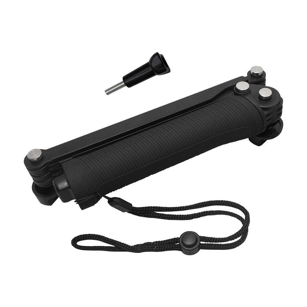Foldable Hand Grip Arm 3 Way Selfie Stick Tripod Mount Monopod for GoPro Hero 6/5/4/3+