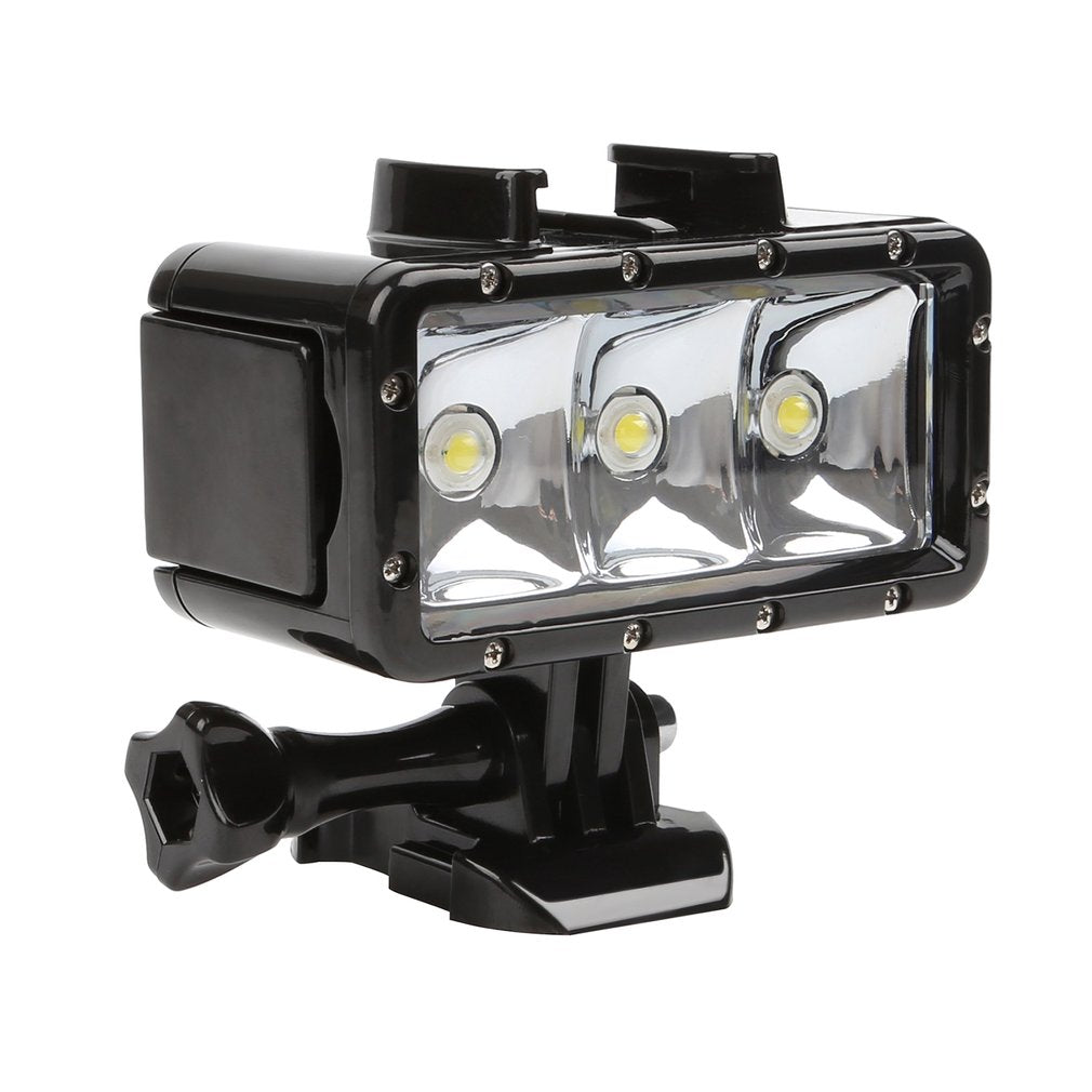 Lightweight Underwater Waterproof Diving Spot Light LED Light Lamp for GoPro