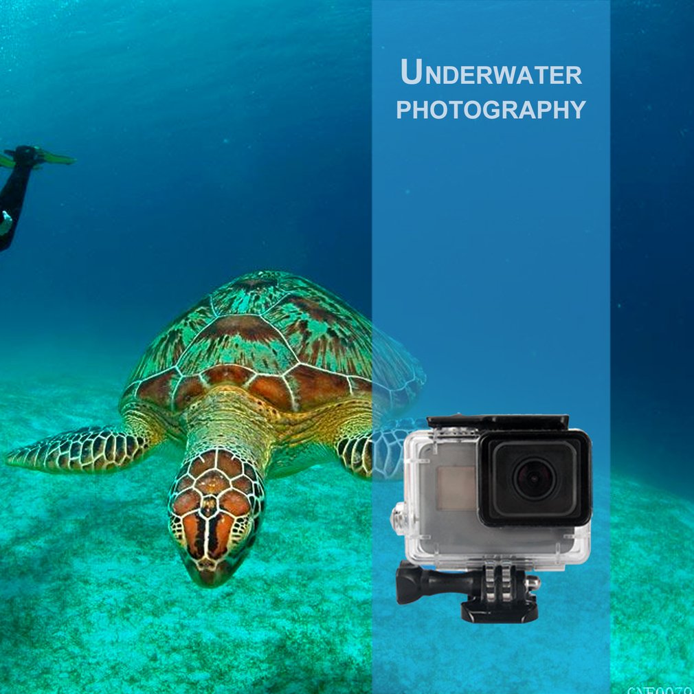Waterproof Diving Surfing Protective Housing Cover Case Kit for GoPro Hero 6 / 5