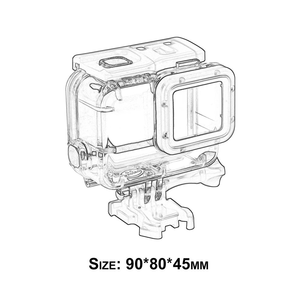 Waterproof Diving Surfing Protective Housing Cover Case Kit for GoPro Hero 6 / 5