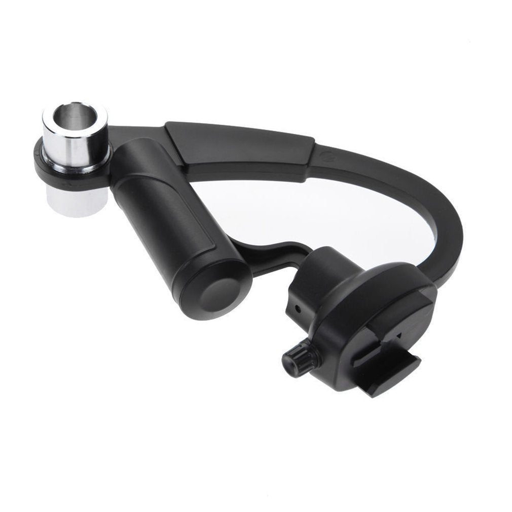 Handheld Video Shooting Stabilizer Bow-shaped Steadycam Hand Grip for GoPro - Black
