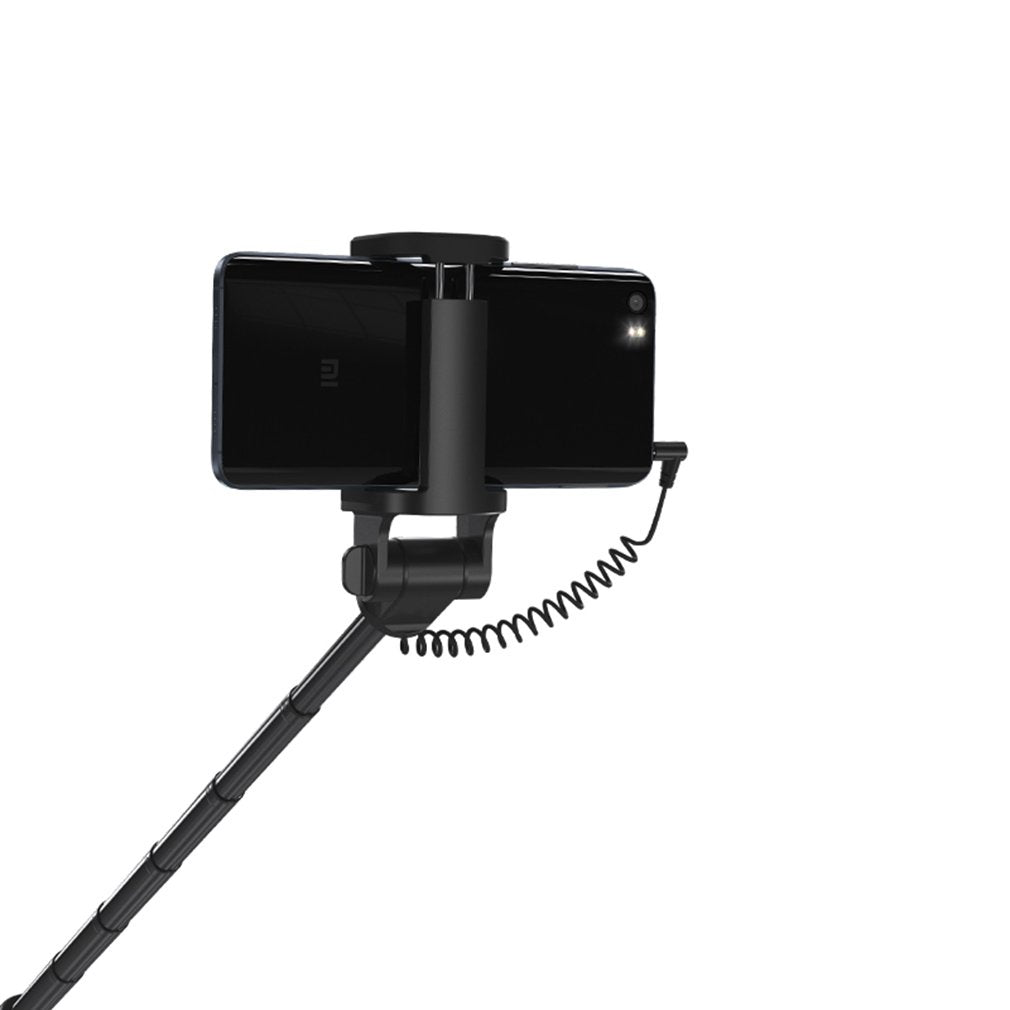 XIAOMI Wired Selfie Stick Extendable Handheld Monopod Shutter Holder for Phone - Black