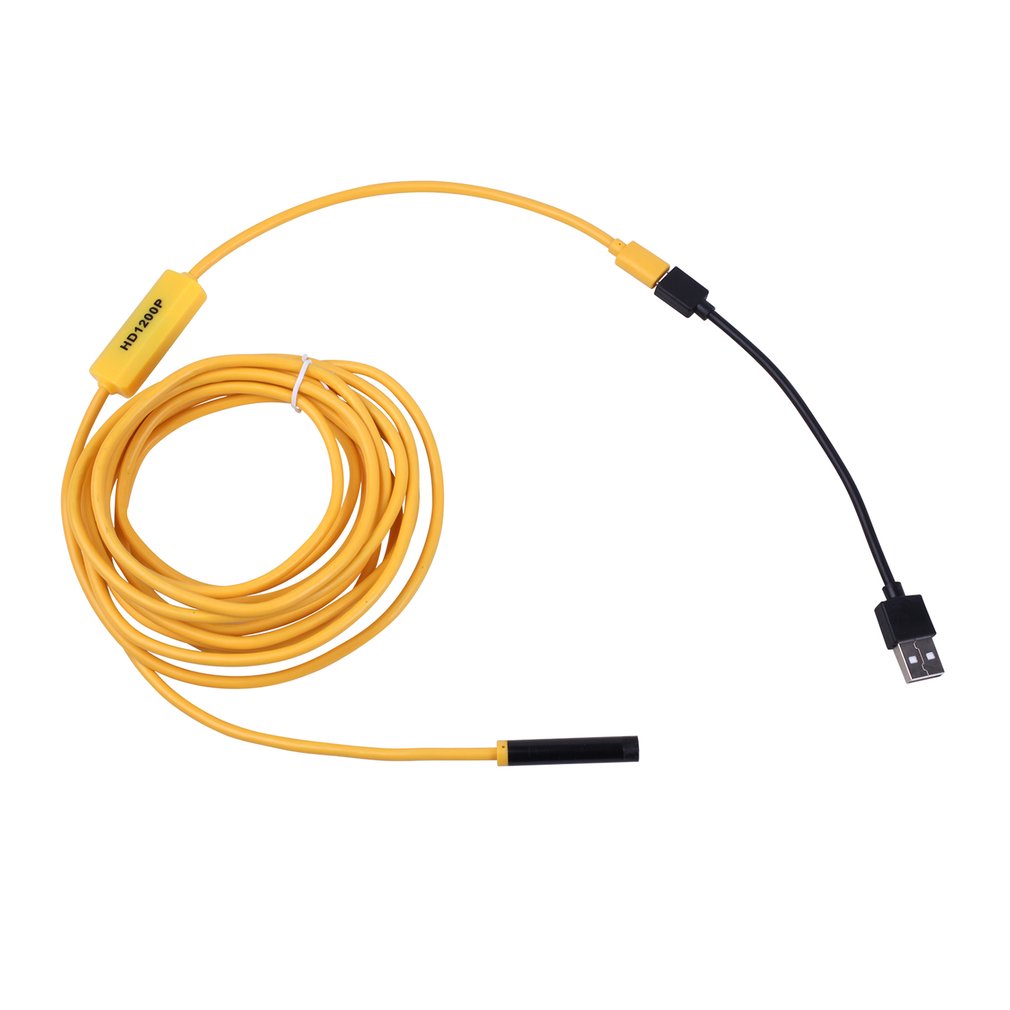 F130 HD 1200P Adjustable 8 LEDs Wifi Endoscope Camera 8.0mm IP68 Hard Cord - 5m