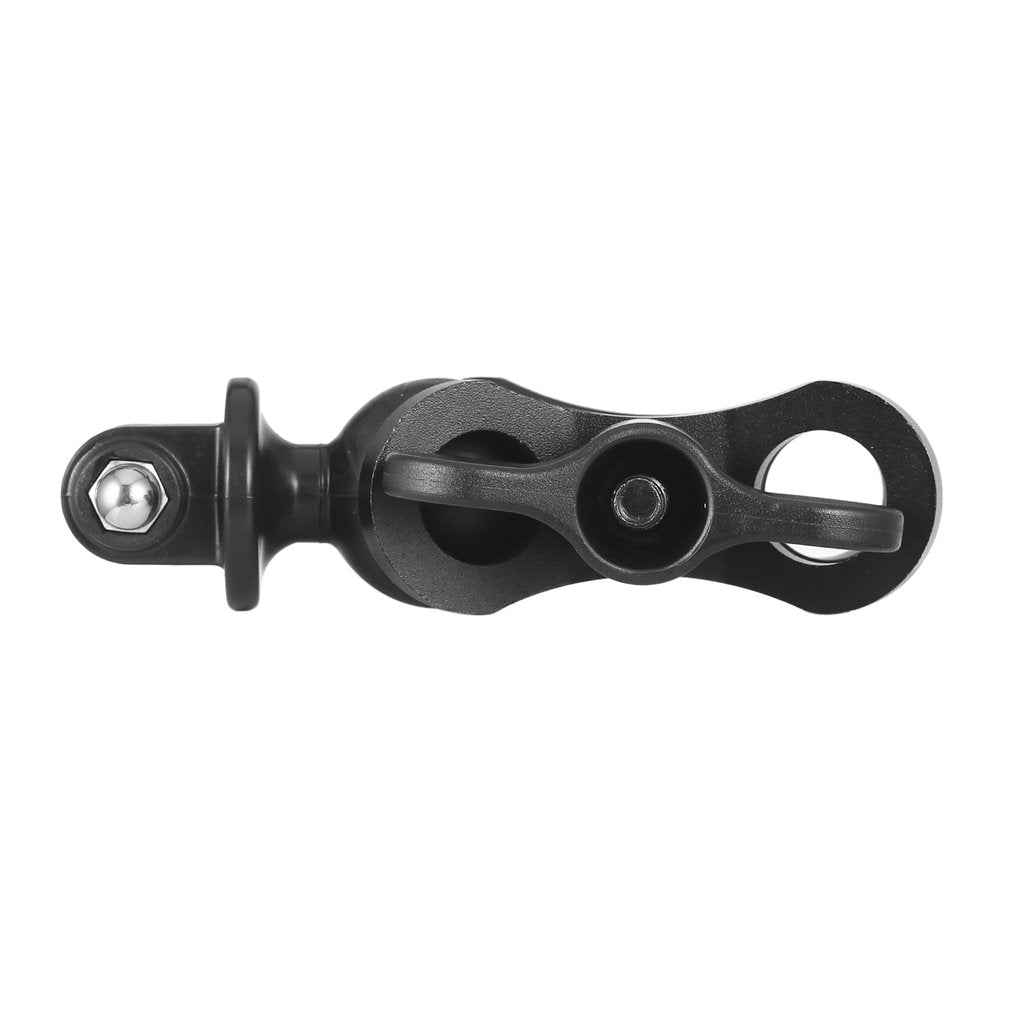 Aluminum CNC Butterfly Clip Arm Clamp Mount + Ball Base Adapter for GoPro