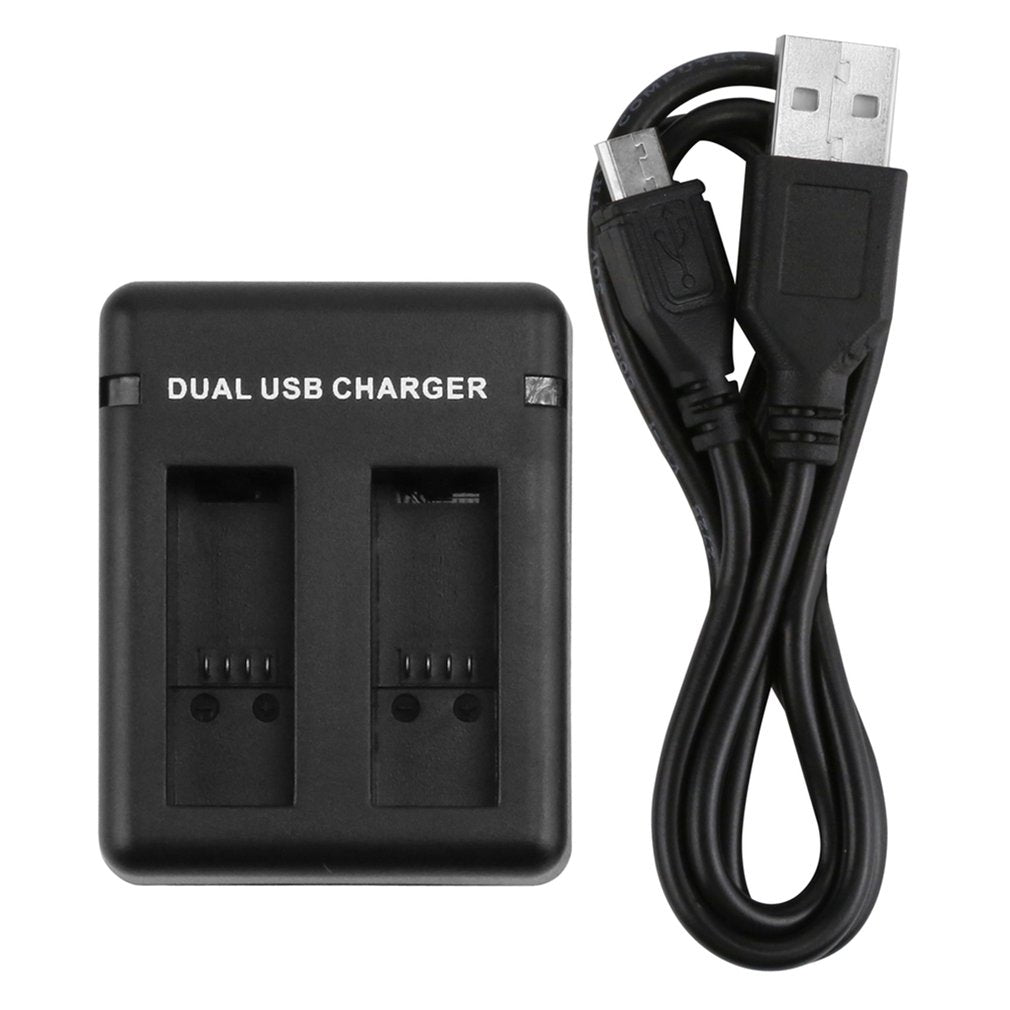 Dual Charging Slots USB Battery Charger for GoPro Hero7/ 6 / 5