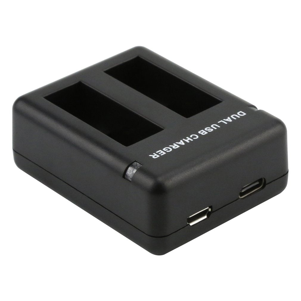 Dual Charging Slots USB Battery Charger for GoPro Hero7/ 6 / 5