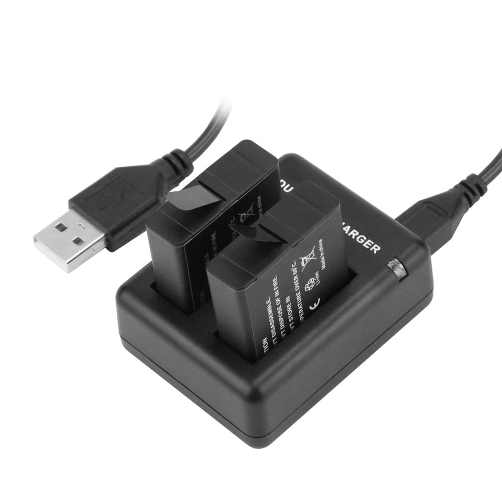 Dual Charging Slots USB Battery Charger for GoPro Hero7/ 6 / 5