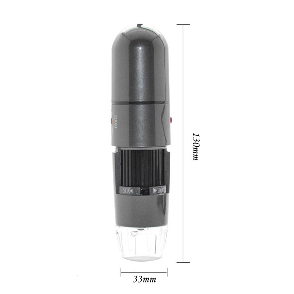 8 LED USB Connect Digital Electronic Microscope 1.3MP 1000X Zoom Endoscope Magnifier
