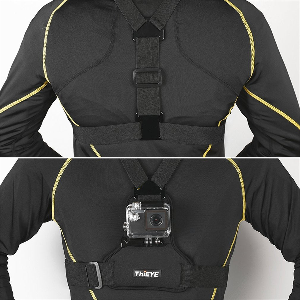 ThiEYE Adjustable Chest Strap DV Mount Band Belt Fix Accessories for Cameras