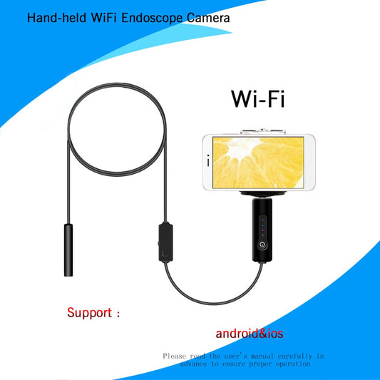 8.0mm 1.3MP Wifi Endoscope Camera IP67 Borescope Camera for Android iPhone