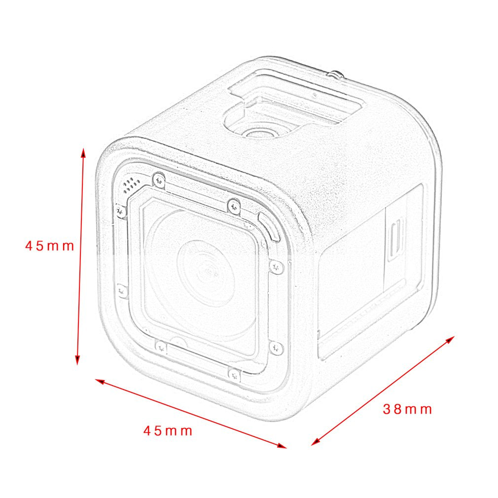 Aluminium Alloy Heat Radiation Protective Shell for GoPro Hero 4S / 5 Session