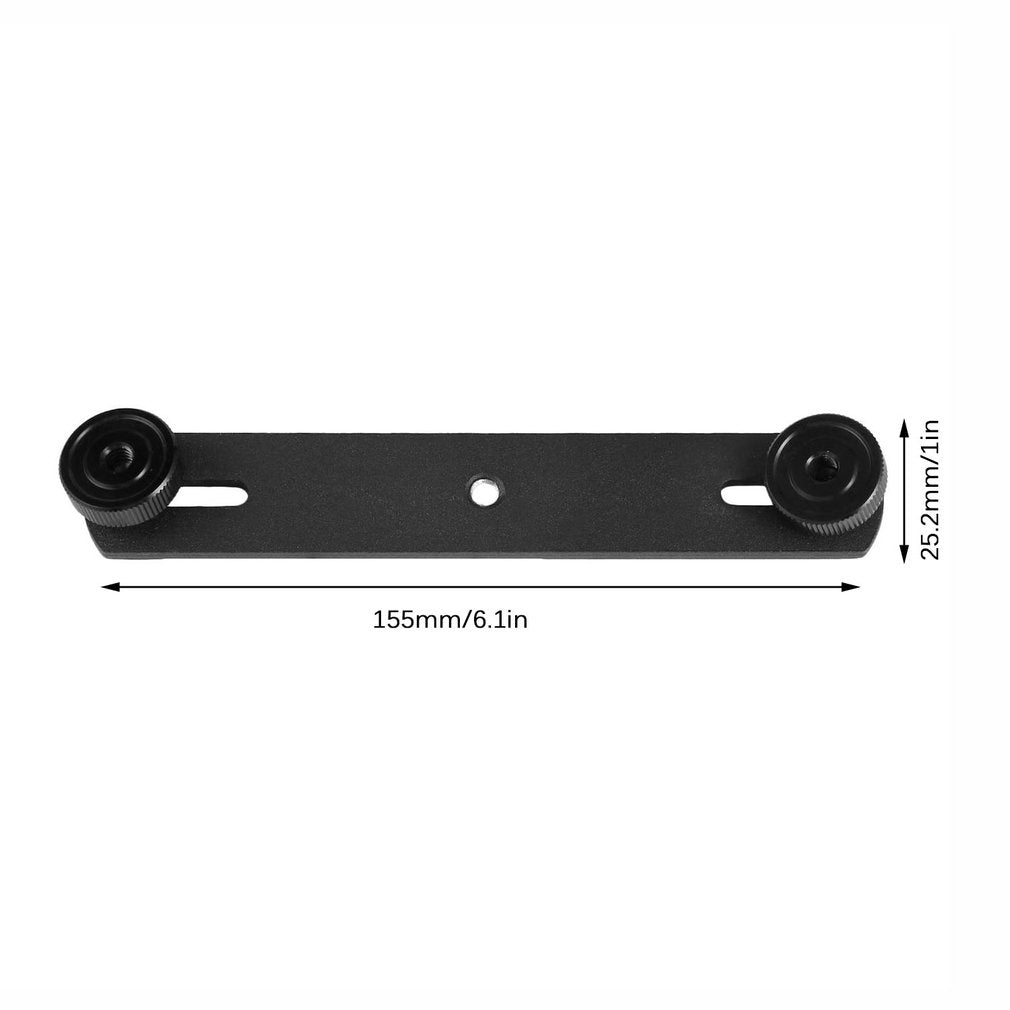 Mini Shooting Bracket Stand Set Kit Photographic Lighting for Dual Lamps