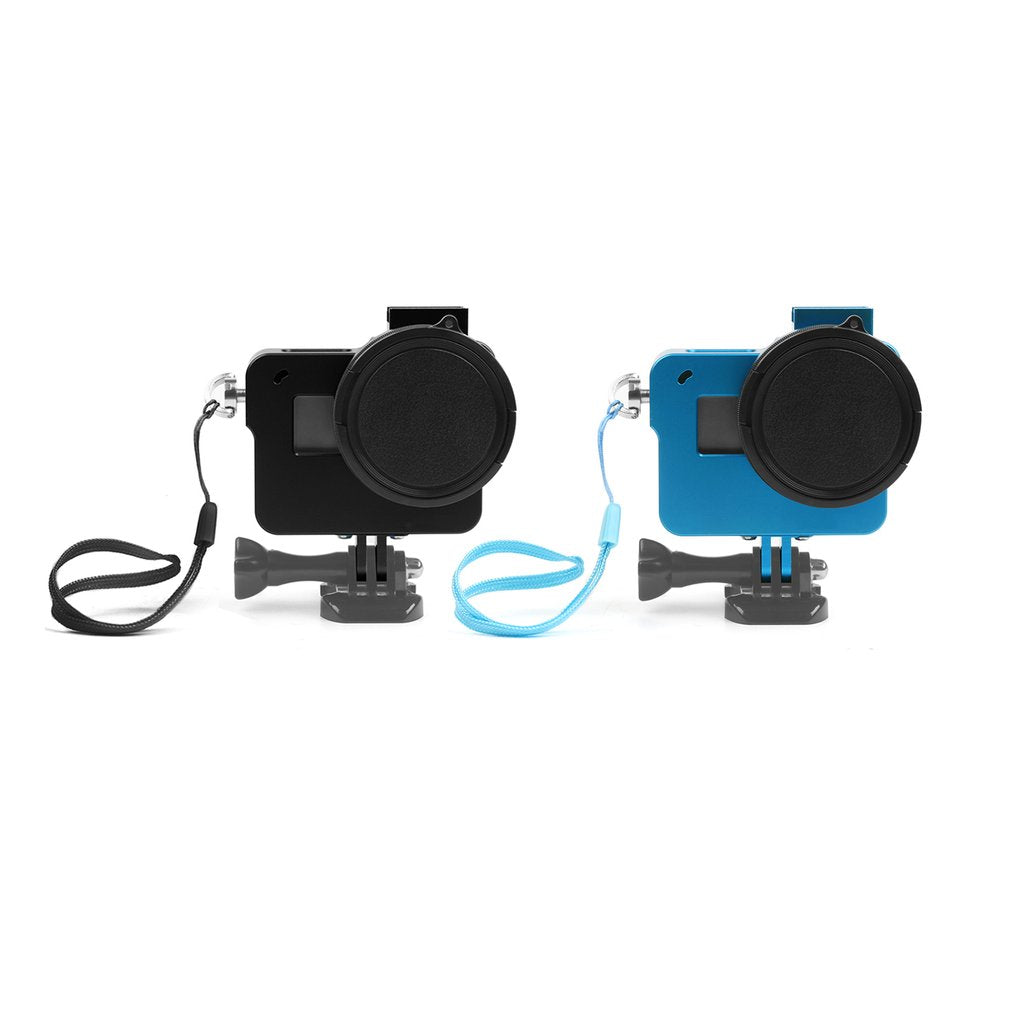 Aluminum Alloy Protective Case Camera Cage with 52mm UV Lens for GoPro Hero 7 / Hero 5