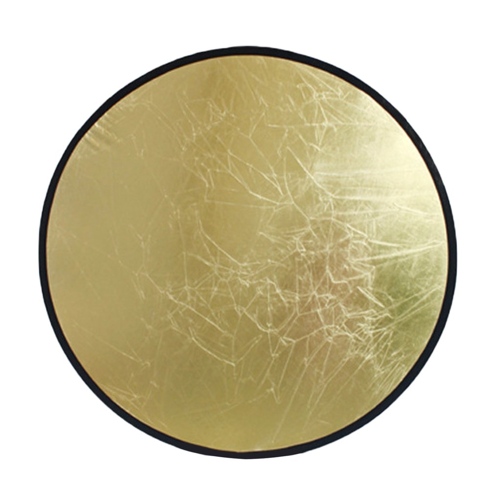 2-in-1 Light Reflector Portable Collapsible Disc Photography Reflector