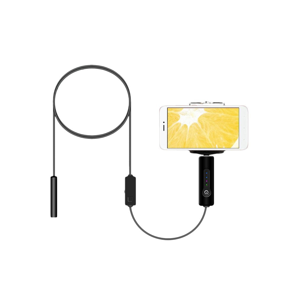Phone Wifi Endoscope Camera 2 Mega Pixel Soft Cord 8.0mm IP67 Borescope Camera