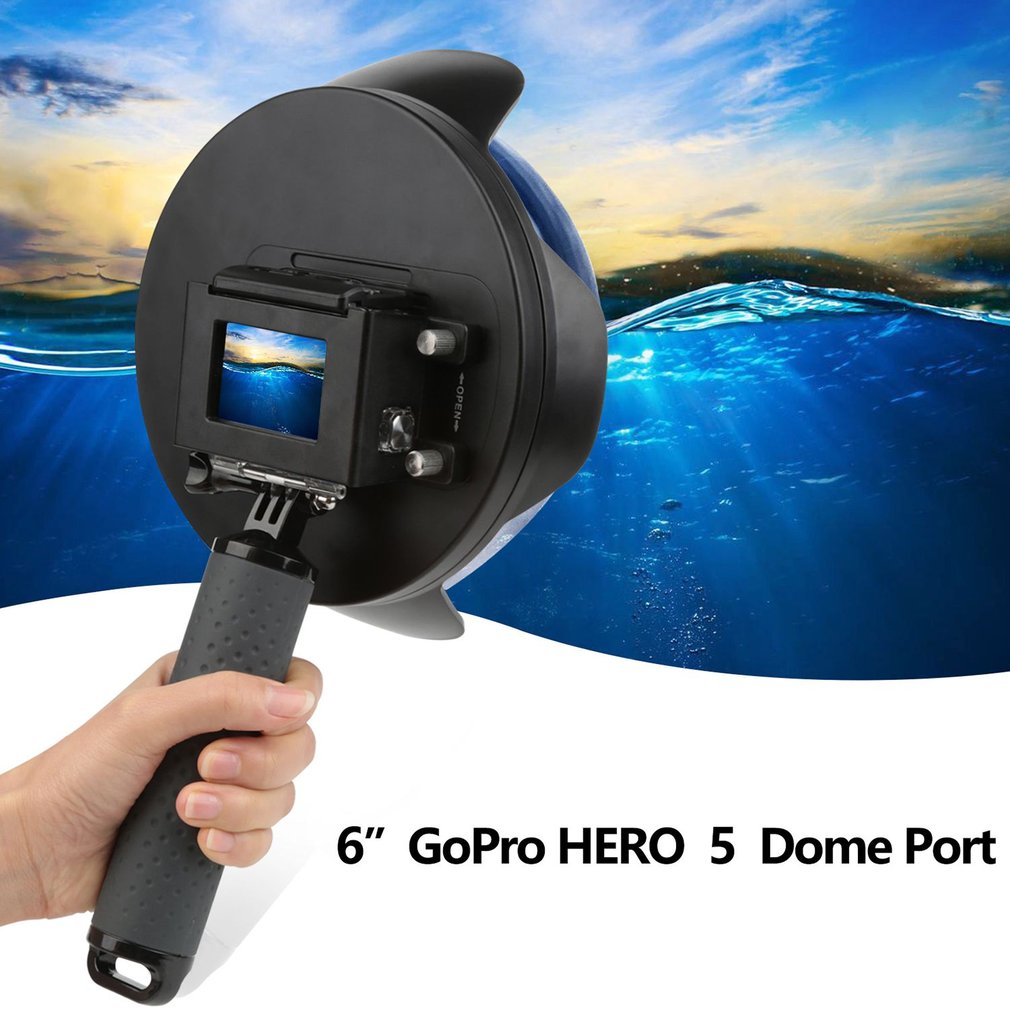 Shoot Diving Dome Port Fish Eyes Lens Cover Mask Sports Camera Accessories