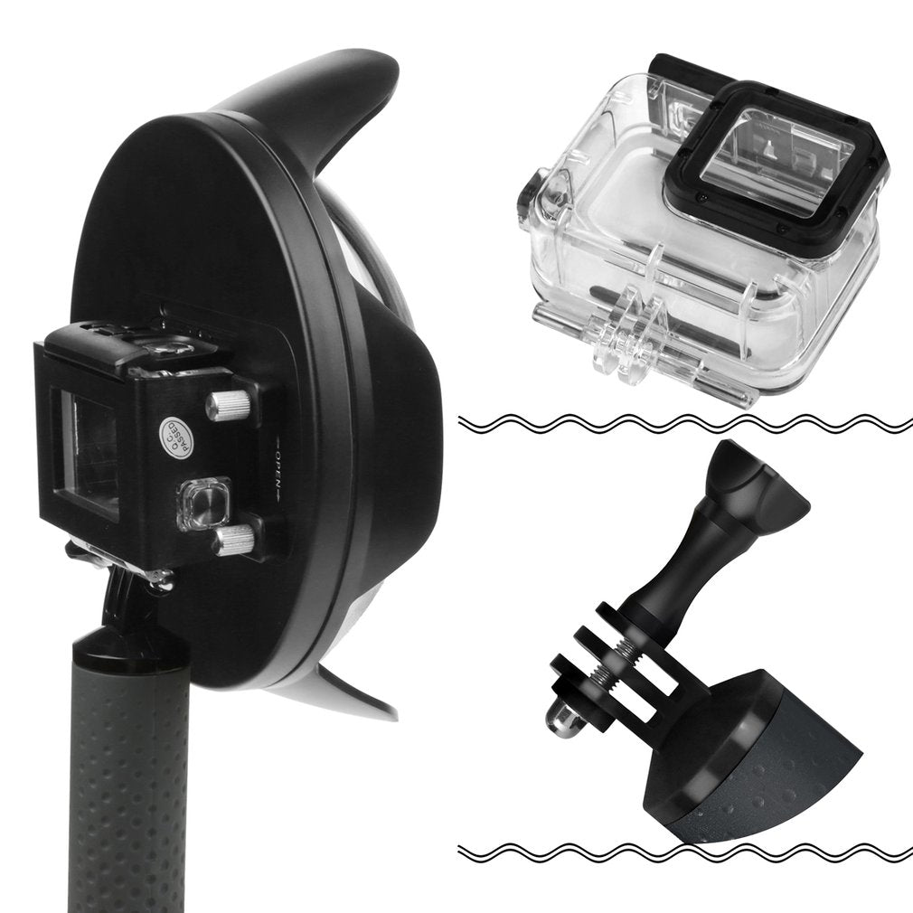 Shoot Diving Dome Port Fish Eyes Lens Cover Mask Sports Camera Accessories