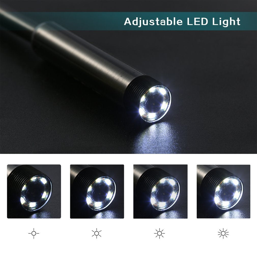 1.5M 6 LED 5.5mm Lens 720P Endoscope Waterproof Inspection Borescope for Android