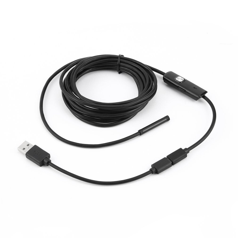 3.5M 6 LED 5.5mm Lens 720P Endoscope Waterproof Inspection Borescope for Android