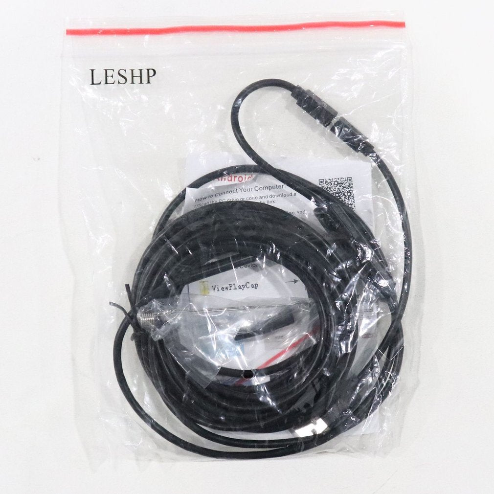 5.0M 6 LED 5.5mm Lens 720P Endoscope Waterproof Inspection Borescope for Android