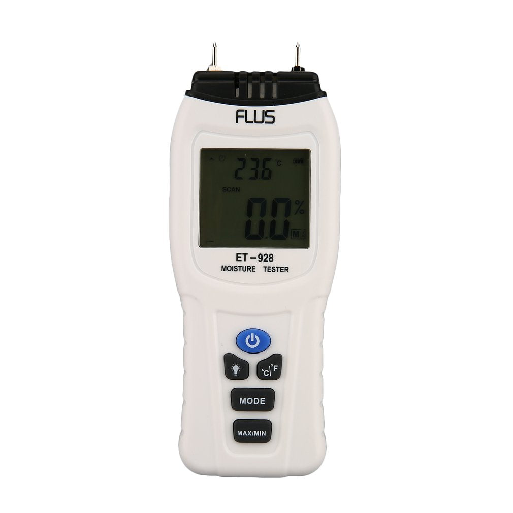 Wood Moisture Meter Humidity Tester Digital Timber Damp Detector 0~100%RH