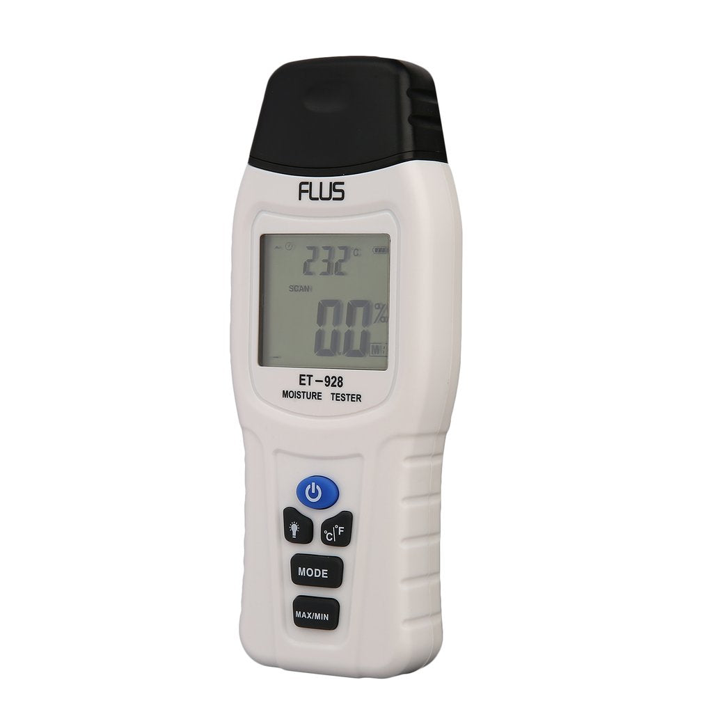 Wood Moisture Meter Humidity Tester Digital Timber Damp Detector 0~100%RH