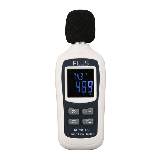 FLUS MT-911A 35~135dB Sound Level Meter Digital Voice Tester Noise Monitor