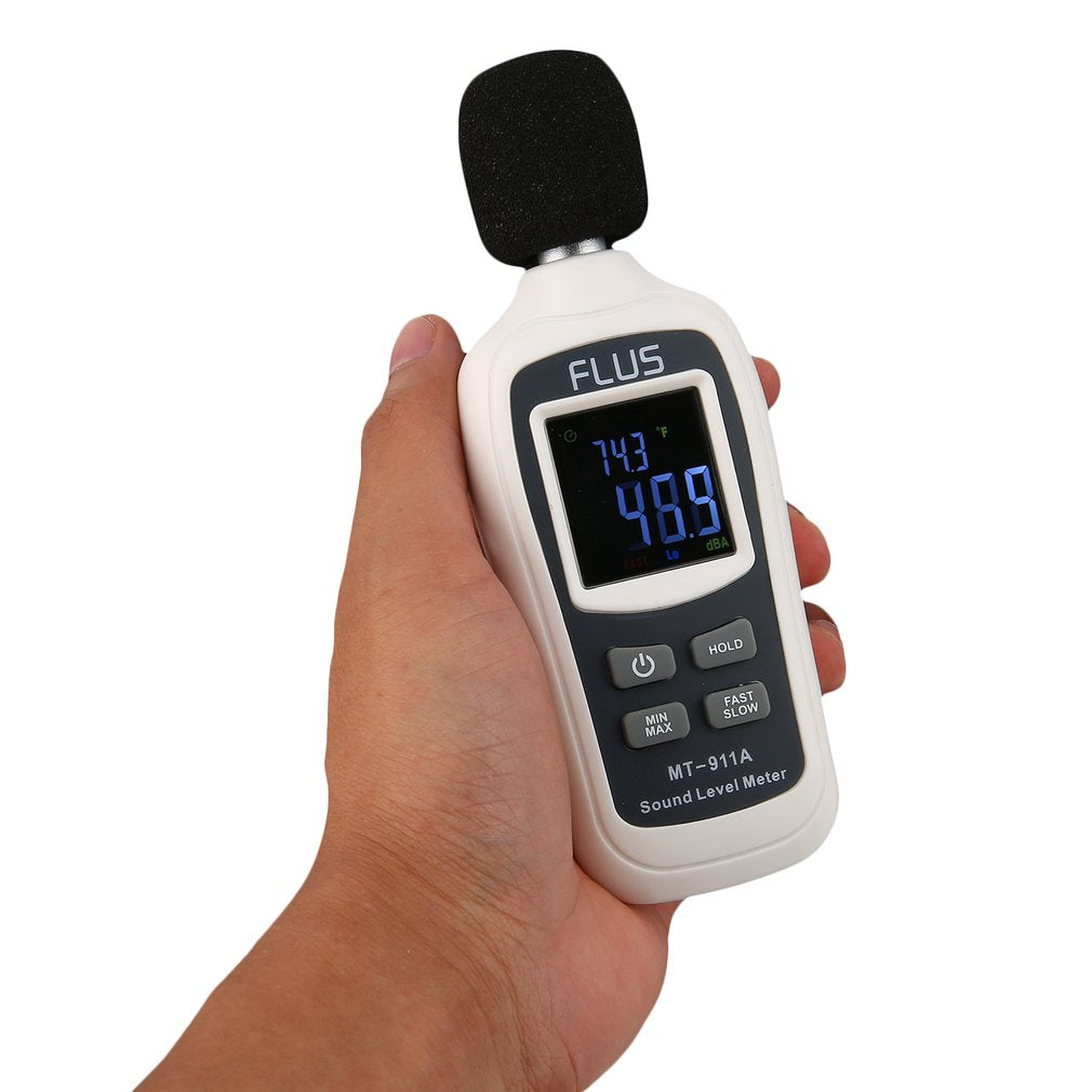 FLUS MT-911A 35~135dB Sound Level Meter Digital Voice Tester Noise Monitor