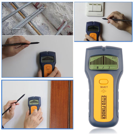 Professional 3 In 1 Stud Finder Portable Size Handheld Metal Wood Detector