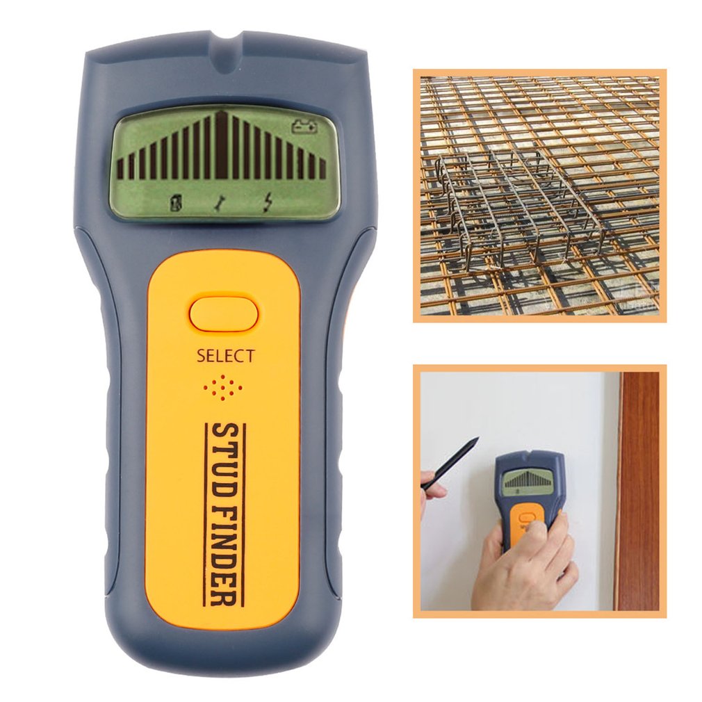 Professional 3 In 1 Stud Finder Portable Size Handheld Metal Wood Detector