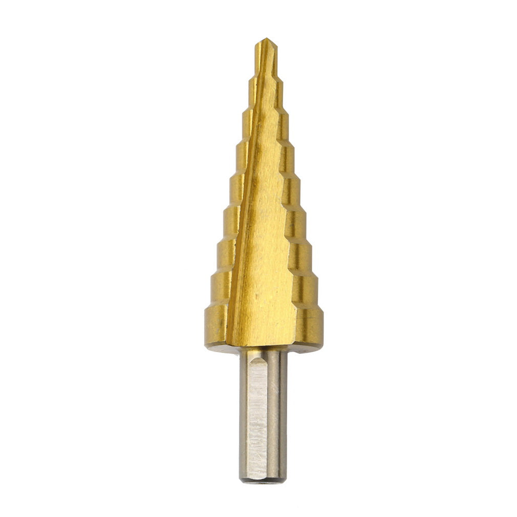 3Pcs Large HSS Steel Step Cone Drill Titanium Bit Set Hole 4-12/20/32mm Dint