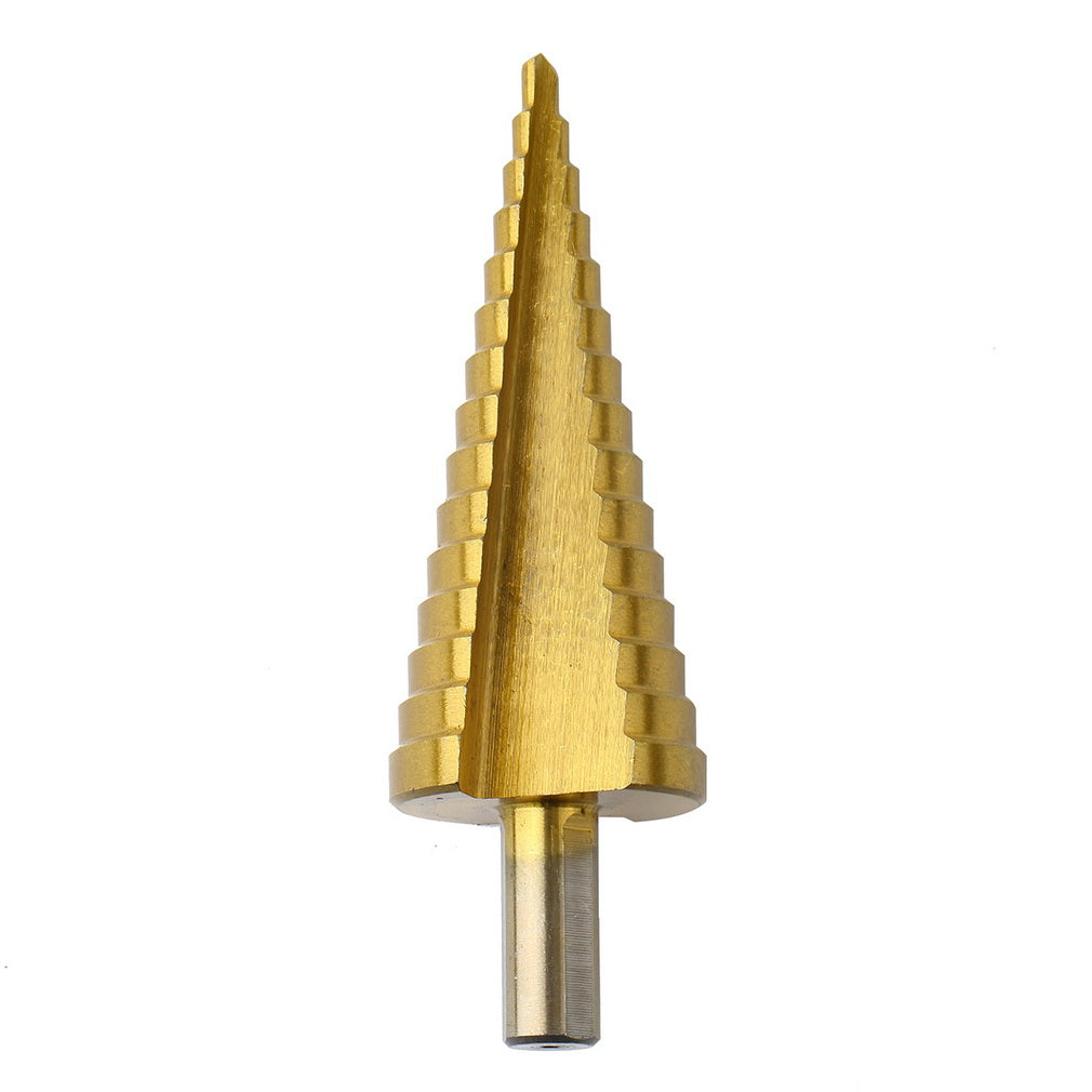 3Pcs Large HSS Steel Step Cone Drill Titanium Bit Set Hole 4-12/20/32mm Dint