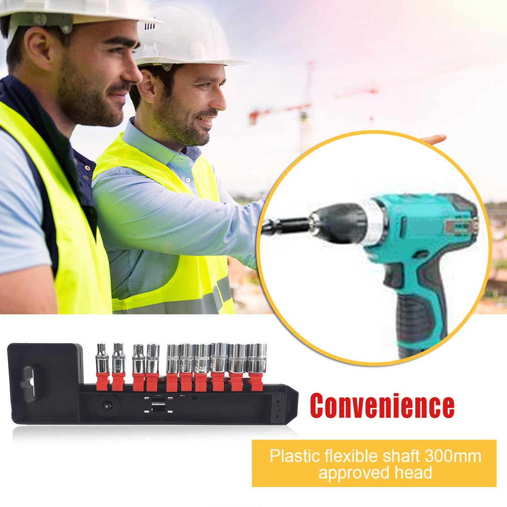 12PCS 1/4&quot; Wrench Socket Set Hardware Car Auto Repairing Sleeve Kit Tools