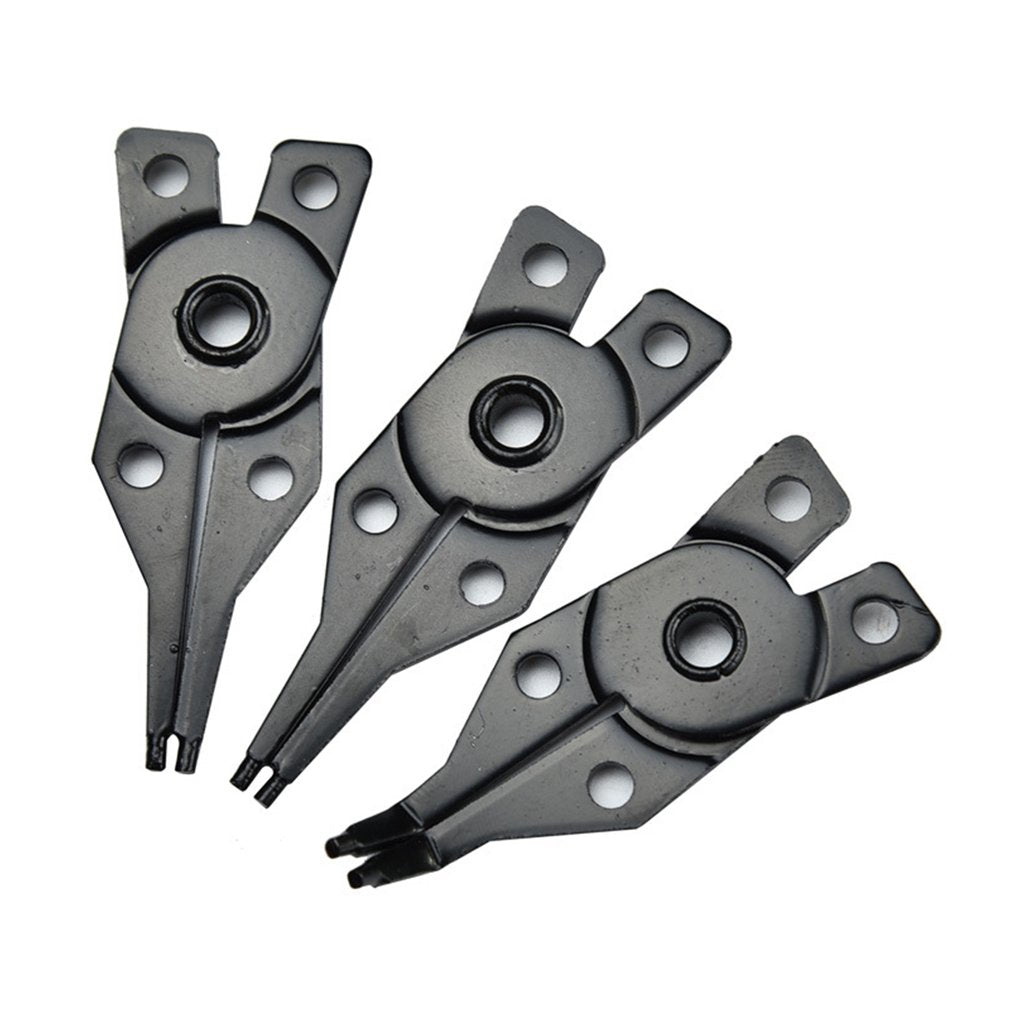 4 IN 1 Multifunctional Retaining Ring Pliers Auto-lock Snap Ring Pliers - Red