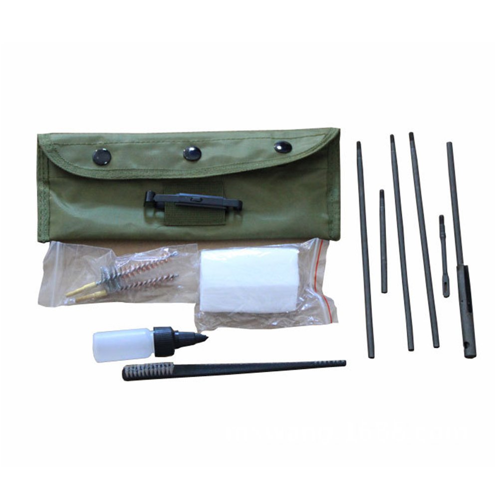 AR15 / M16 /M4 Gun Cleaning Kit Universal Tactical Gun Butt Stock Brushes Set