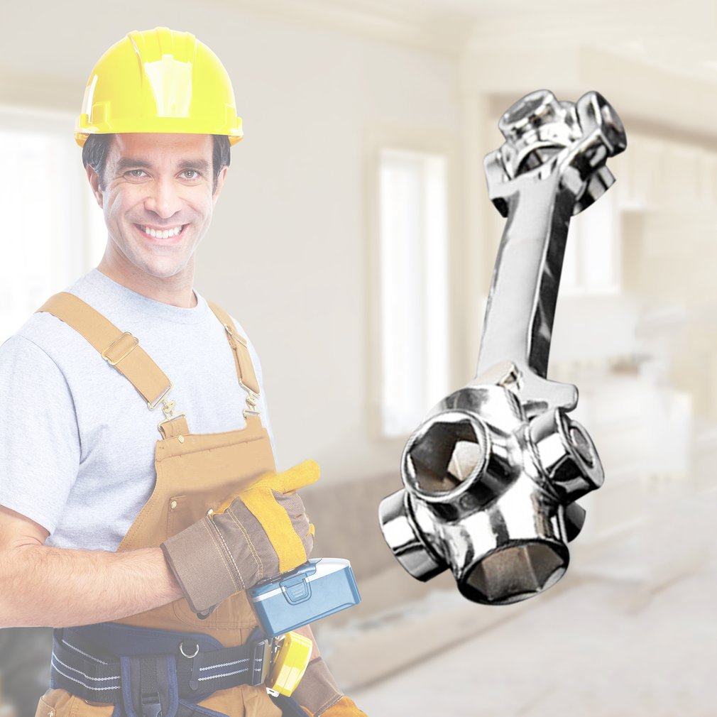 Home Use 8mm-21mm Double Head Hexagon Socket Wrench Magnetic Metric System