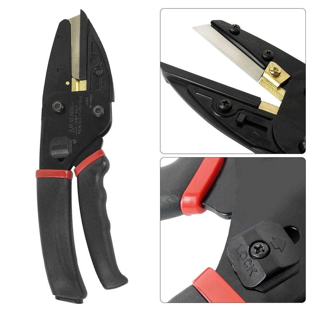 3-in-1 10 inch Box Cutter Wire Cutter Stripper Garden &amp; Shop Scissor Pliers