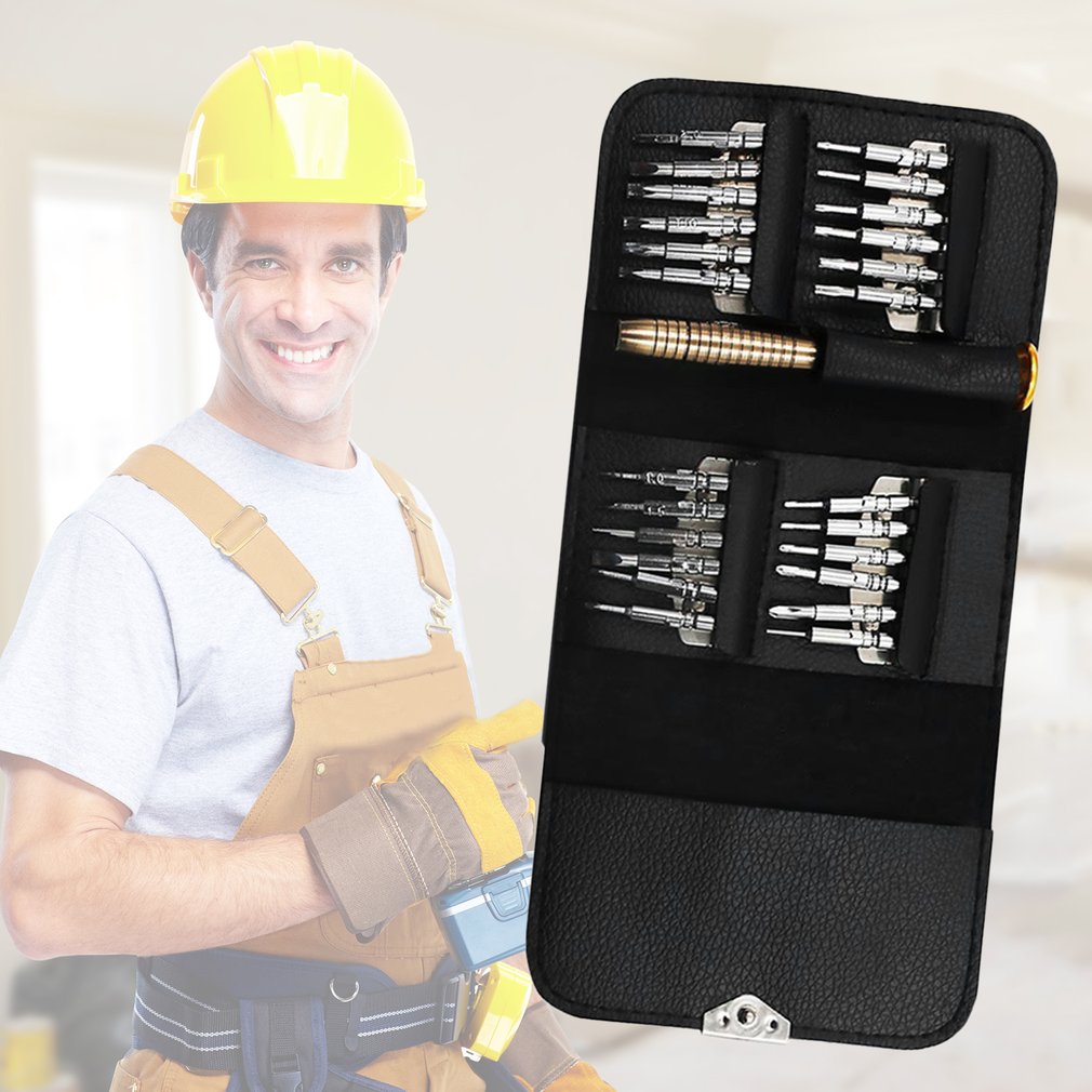 25pcs Torx Bit Set Phone Computer Disassemble Tool Repair Kit with Carry Bag