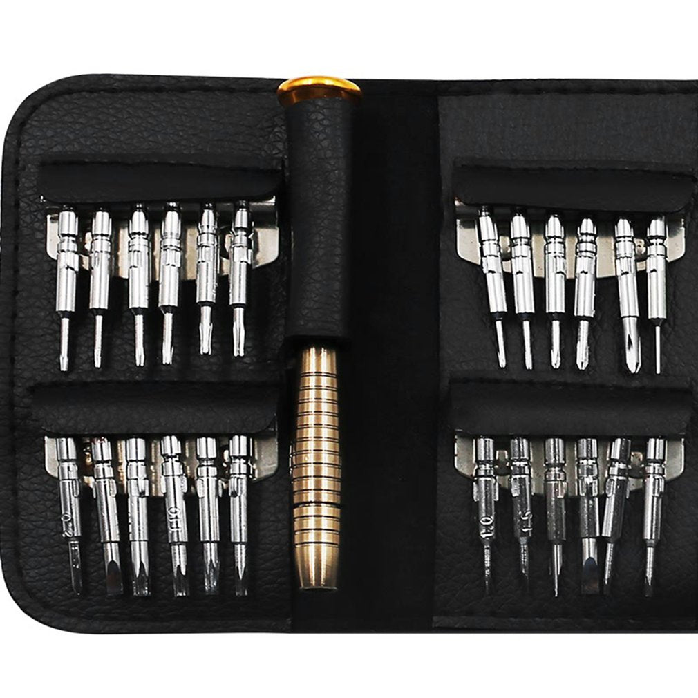 25pcs Torx Bit Set Phone Computer Disassemble Tool Repair Kit with Carry Bag