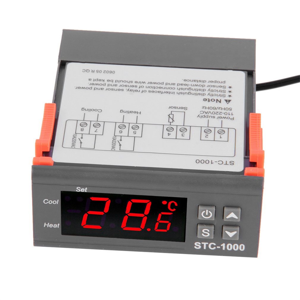 Digital STC-1000 Multi-purpose Temperature Controller Thermostat with Sensor - 24V