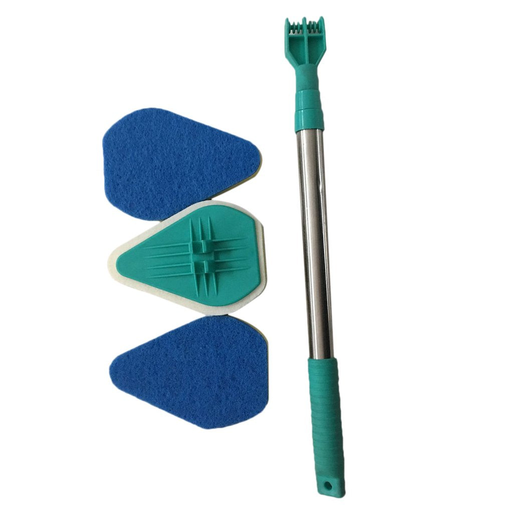 Clean Reach Scrubber Bathtub Kitchen Cleaner With 3-Folded Telescopic Handle