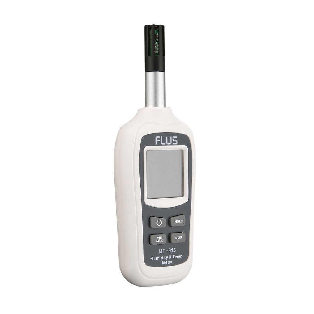 FLUS MT-913 Mini Digital LCD Temperature Humidity Meter Thermometer Hygrometer
