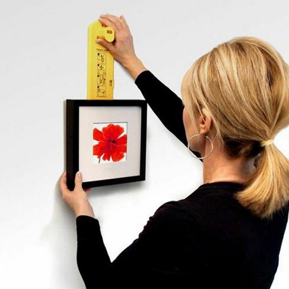 Household Photo Frame Level Hang &amp; Level Picture Hanging Tool Easy Hang Level