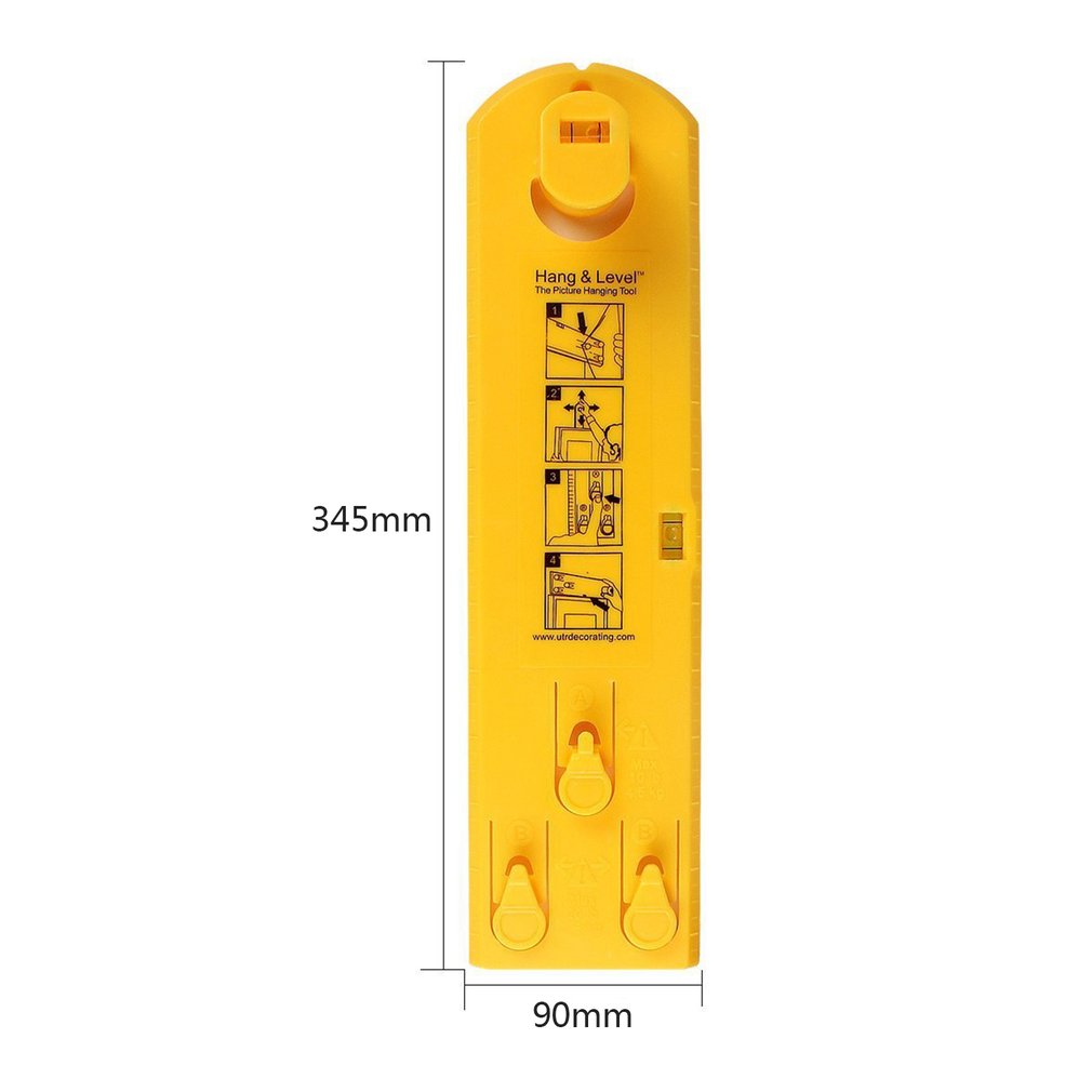 Household Photo Frame Level Hang &amp; Level Picture Hanging Tool Easy Hang Level